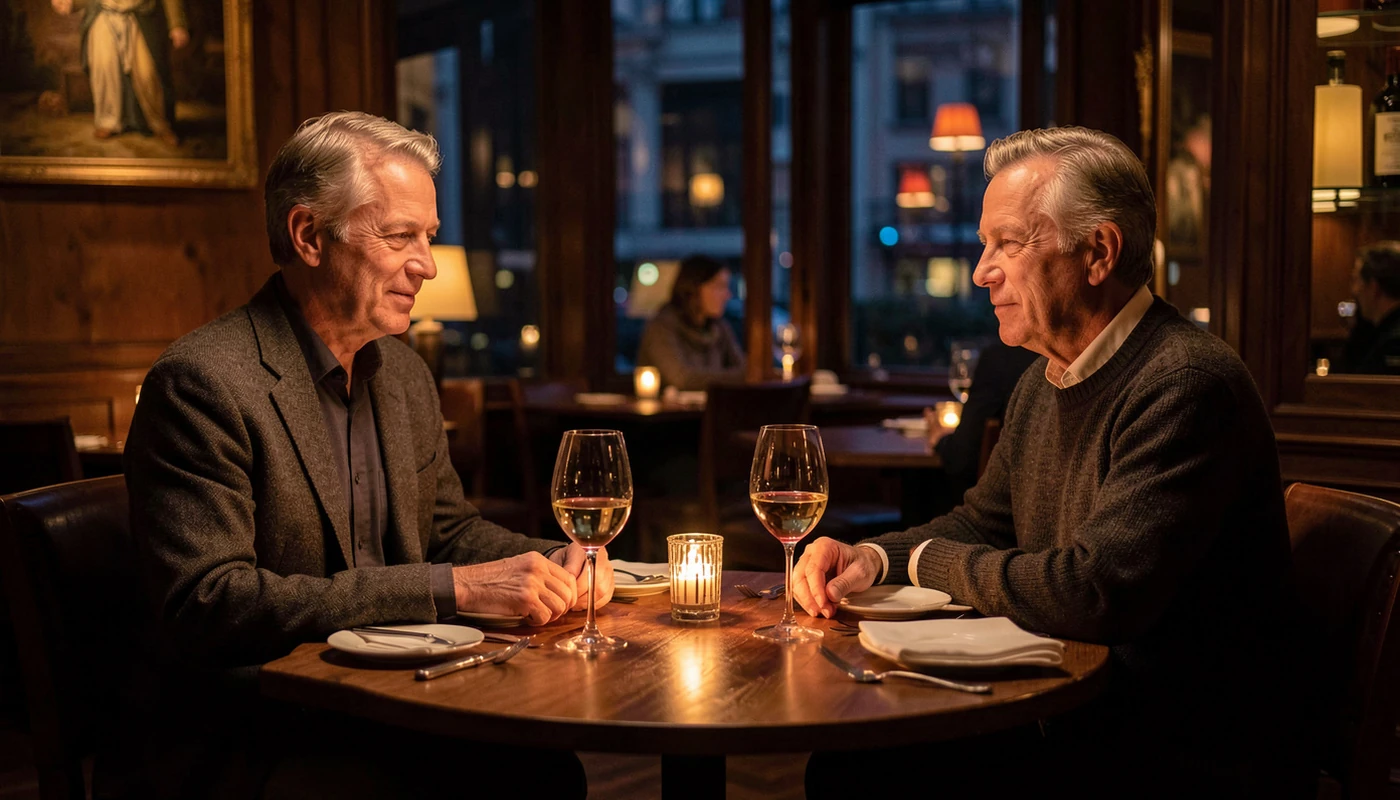 Christchurch evening date with warm dark restaurant lighting